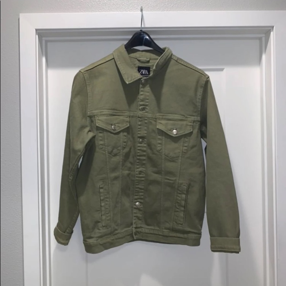 Green Jean Jacket